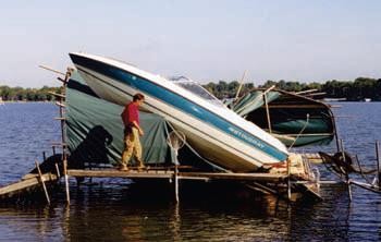 Boat Repairs After a Storm in MN