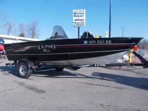 Lund Boat Hull Damage Repairs Complete