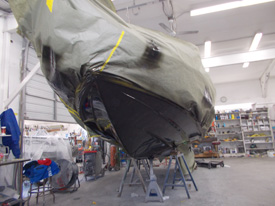 2013 Ranger 621 VS Fiberglass Collision Repair During 21