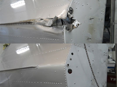 Transom Repair Before & After
