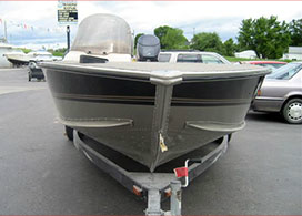 Aluminum Storm &amp; Collision Damage Boat Repair